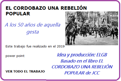 EL CORDOBAZO UNA REBELION POPULAR